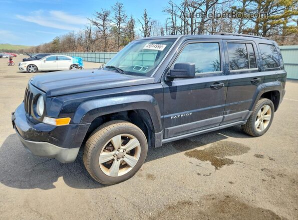 1C4NJRFB2GD580984 2016 JEEP PATRIOT Черный Передняя левая четверть