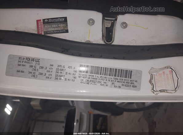 1C4NJRFB5GD712541 2016 JEEP PATRIOT Белый Вид подкапотного пространства