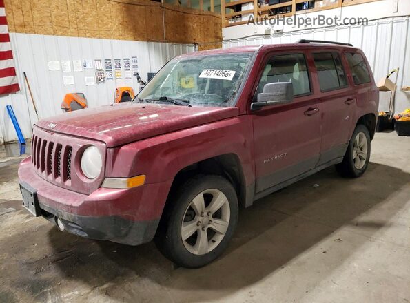 1C4NJRFB5HD151663 2017 JEEP PATRIOT Burgundy Առջևի ձախ երեք քառորդ տեսարան