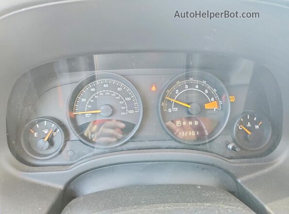 1C4NJRFB6GD668341 2016 JEEP PATRIOT Black Widok zestawu wskaźników