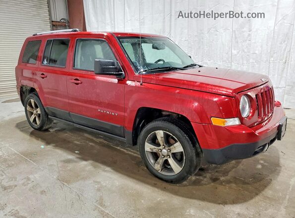 1C4NJRFB7GD654304 2016 JEEP PATRIOT Красный Передняя правая четверть