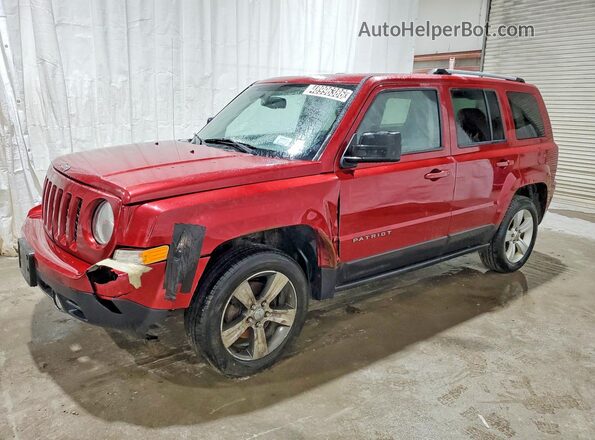 1C4NJRFB7GD654304 2016 JEEP PATRIOT Красный Передняя левая четверть