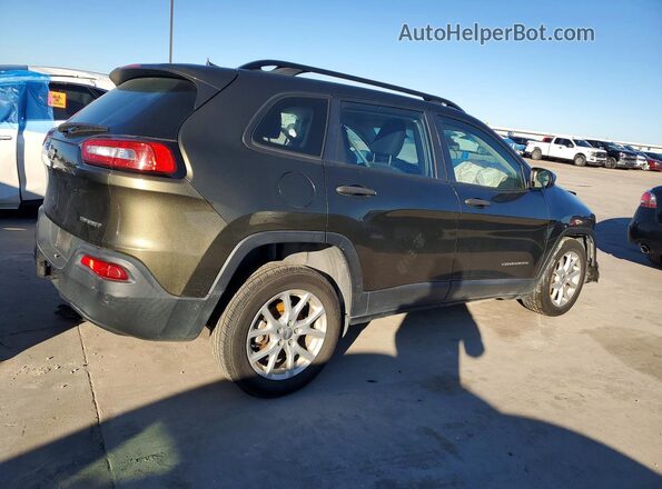 1C4PJLAB0GW160304 2016 JEEP CHEROKEE Green Հետևի աջ