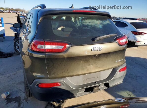 1C4PJLAB0GW160304 2016 JEEP CHEROKEE Green Հետևի տեսք