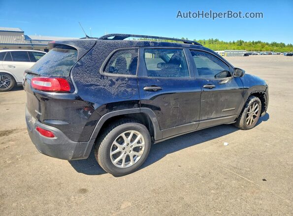 1C4PJLAB0GW171674 2016 JEEP CHEROKEE Черный Задняя правая четверть
