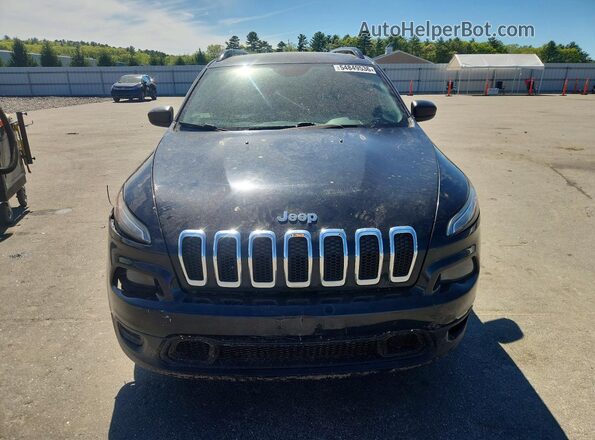 1C4PJLAB0GW171674 2016 JEEP CHEROKEE Черный Вид спереди