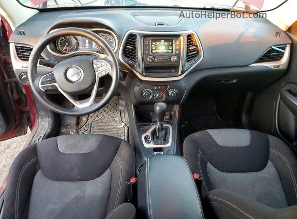 1C4PJLAB0GW178253 2016 JEEP CHEROKEE Red Widok deski rozdzielczej