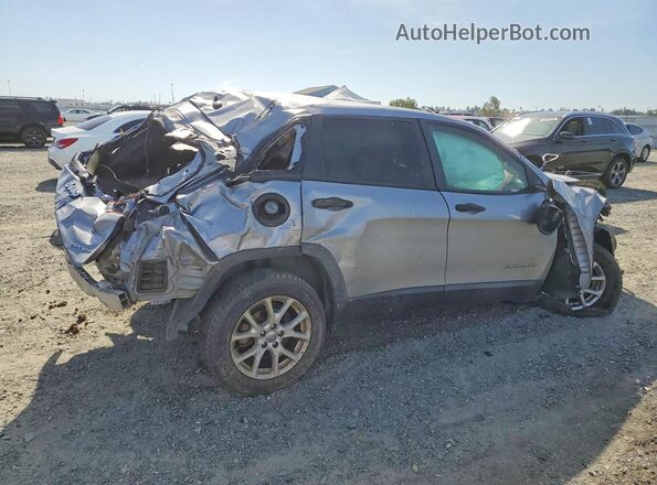 1C4PJLAB0GW207587 2016 JEEP CHEROKEE Silver Rear right