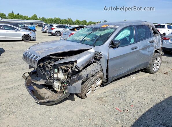 1C4PJLAB0GW207587 2016 JEEP CHEROKEE Silver Front left