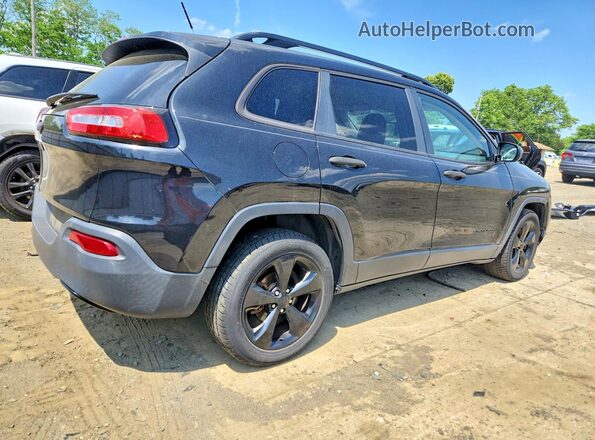 1C4PJLAB0GW329799 2016 JEEP CHEROKEE Черный Задняя правая четверть