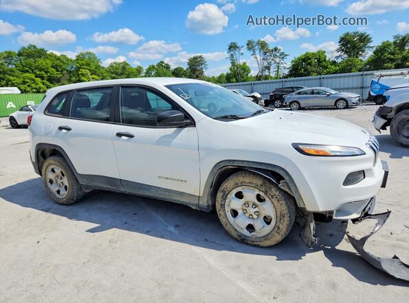 1C4PJLAB1GW259245 2016 JEEP CHEROKEE White Front right