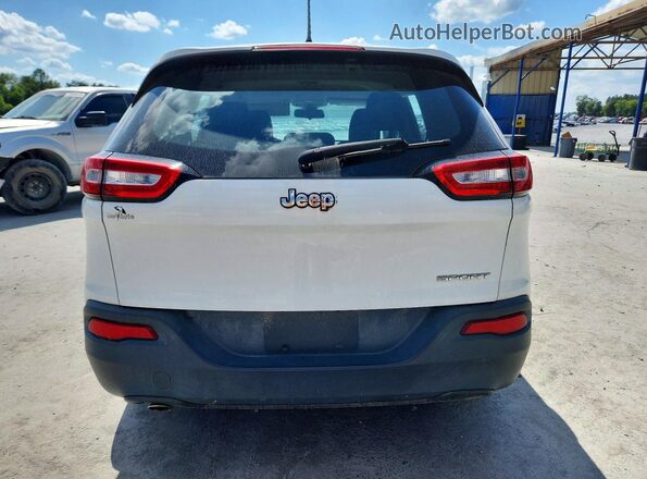 1C4PJLAB1GW259245 2016 JEEP CHEROKEE White Rear view