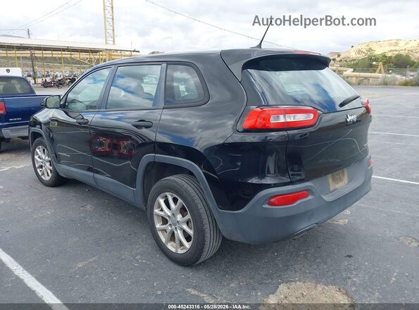 1C4PJLAB1HD231314 2017 JEEP CHEROKEE Черный Задняя левая четверть