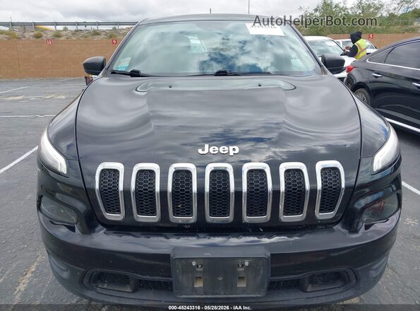 1C4PJLAB1HD231314 2017 JEEP CHEROKEE Черный Вид щитка приборов