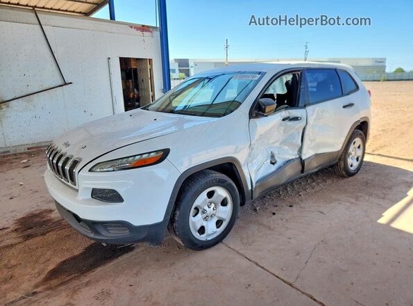 1C4PJLAB2GW207395 2016 JEEP CHEROKEE Белый Передняя левая четверть