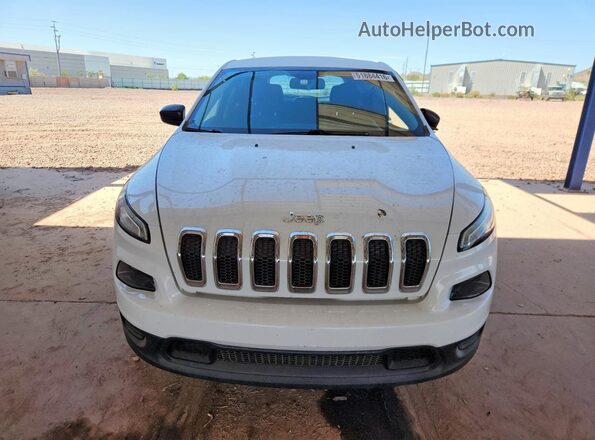 1C4PJLAB2GW207395 2016 JEEP CHEROKEE Белый Вид спереди