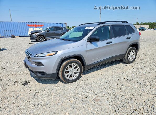 1C4PJLAB2GW346622 2016 JEEP CHEROKEE Gray Передня ліва чверть