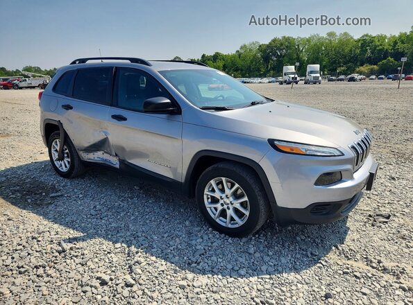 1C4PJLAB2GW346622 2016 JEEP CHEROKEE Gray Передня права чверть