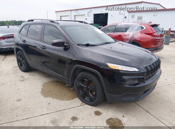 1C4PJLAB3HW623330 2017 JEEP CHEROKEE Черный Передняя правая четверть
