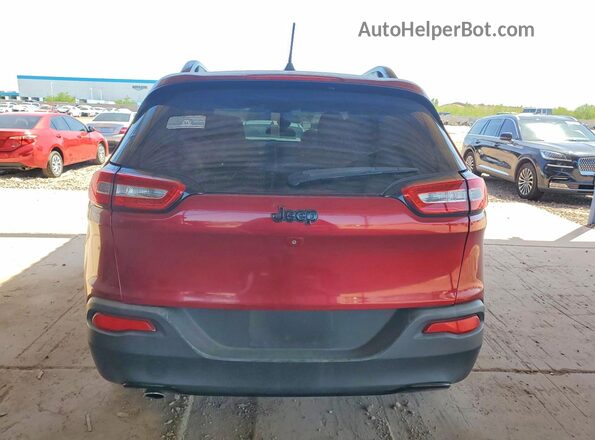 1C4PJLAB5GW346887 2016 JEEP CHEROKEE Темно-бордовый Вид сзади