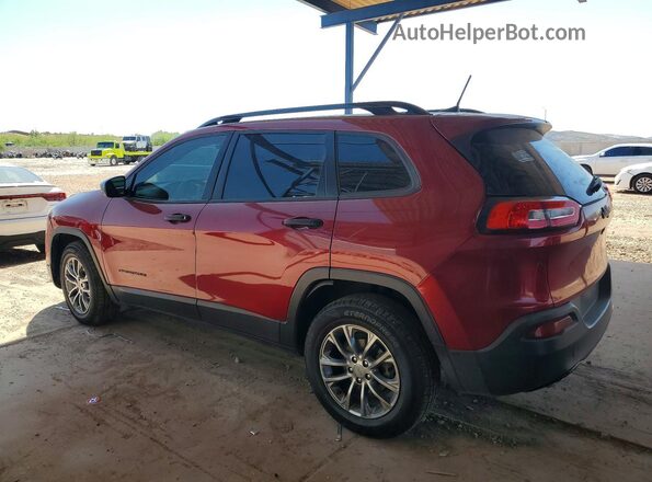 1C4PJLAB5GW346887 2016 JEEP CHEROKEE Темно-бордовый Задняя левая четверть