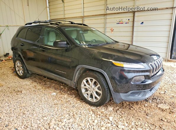 1C4PJLAB6GW189662 2016 JEEP CHEROKEE Black Առջևի աջ
