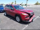 2016 Jeep Cherokee Sport Красный vin: 1C4PJLAB6GW282388