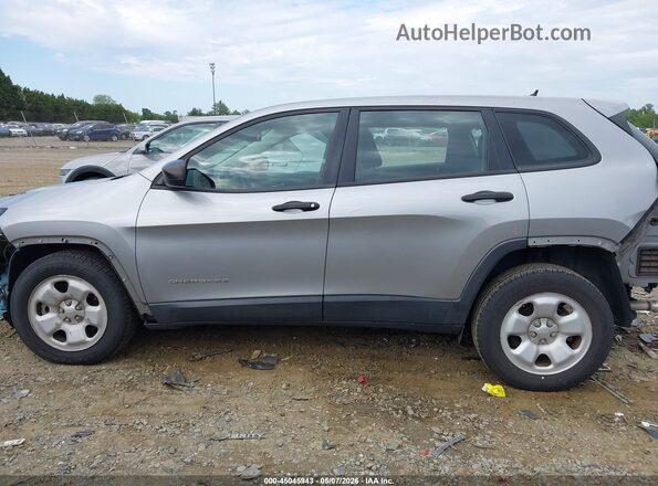 1C4PJLAB6HW548672 2017 JEEP CHEROKEE Серебряный 