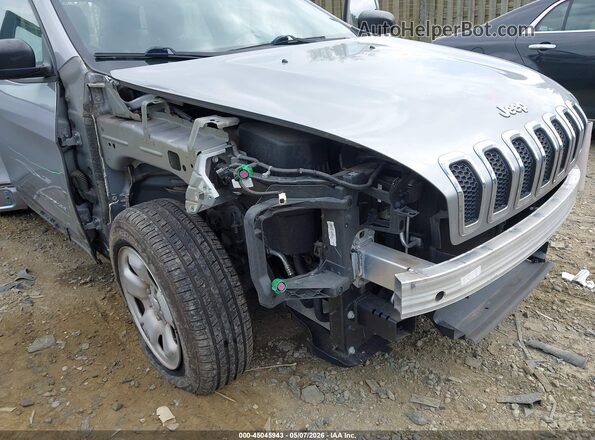 1C4PJLAB6HW548672 2017 JEEP CHEROKEE Серебряный 