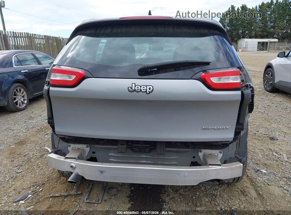 1C4PJLAB6HW548672 2017 JEEP CHEROKEE Серебряный 