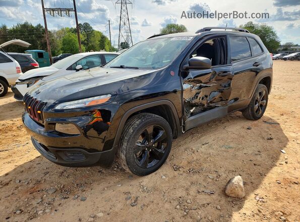 1C4PJLAB6HW643104 2017 JEEP CHEROKEE Черный Передняя левая четверть