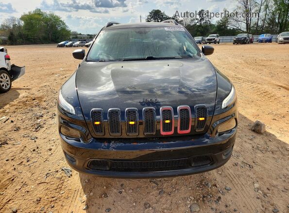 1C4PJLAB6HW643104 2017 JEEP CHEROKEE Черный Вид спереди