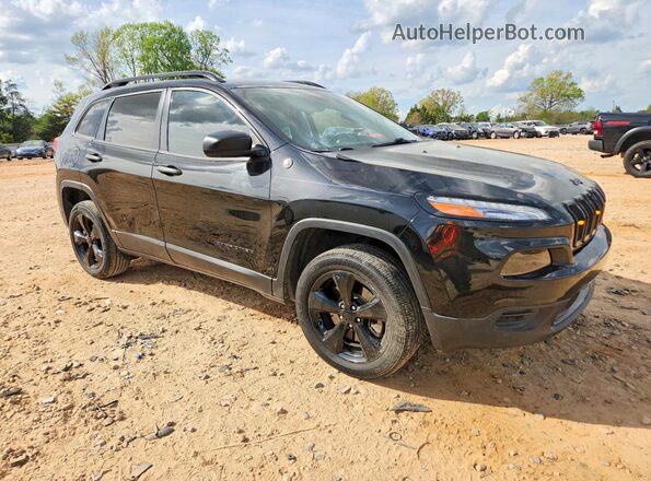 1C4PJLAB6HW643104 2017 JEEP CHEROKEE Черный Передняя правая четверть