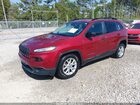 2016 Jeep Cherokee Sport Красный vin: 1C4PJLAB7GW208199