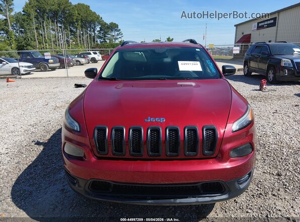 1C4PJLAB7GW208199 2016 JEEP CHEROKEE Красный Вид щитка приборов