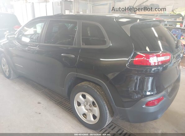 1C4PJLAB7HW580689 2017 JEEP CHEROKEE Black უკანა მარცხენა