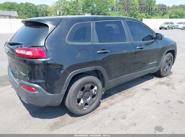 1C4PJLAB7HW603467 2017 JEEP CHEROKEE Черный Задняя правая четверть
