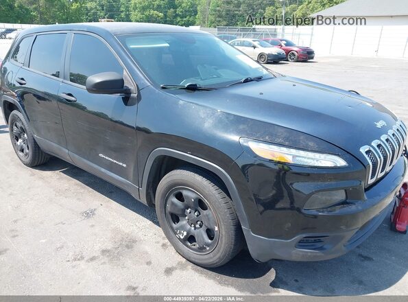 1C4PJLAB7HW603467 2017 JEEP CHEROKEE Черный Передняя правая четверть