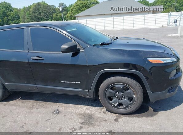 1C4PJLAB7HW603467 2017 JEEP CHEROKEE Черный Вид задней части салона