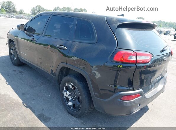 1C4PJLAB7HW603467 2017 JEEP CHEROKEE Черный Задняя левая четверть