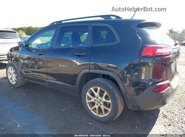 1C4PJLAB9GW222721 2016 JEEP CHEROKEE Черный Задняя левая четверть