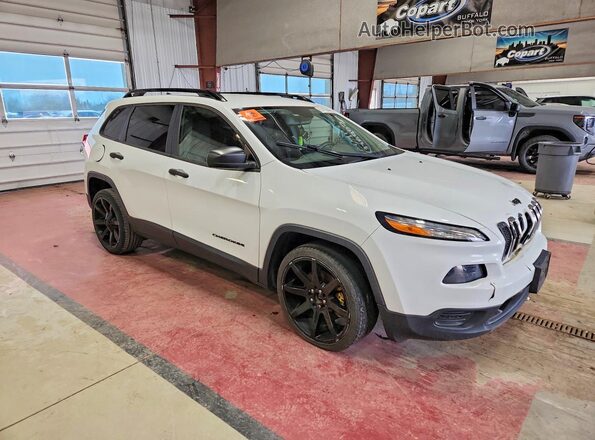1C4PJLABXHW669205 2017 JEEP CHEROKEE Белый Передняя правая четверть