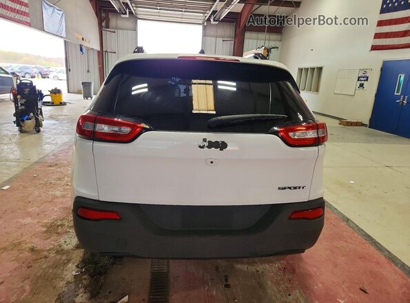 1C4PJLABXHW669205 2017 JEEP CHEROKEE Белый Вид сзади