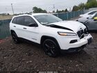 2018 Jeep Cherokee Sport White vin: 1C4PJLAX5JD559093