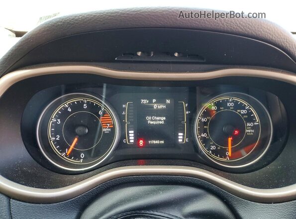 1C4PJLCB0HW617787 2017 JEEP CHEROKEE Black ხელსაწყოთა პანელის ხედი