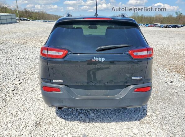 1C4PJLCB0HW617787 2017 JEEP CHEROKEE Black უკანა ხედი