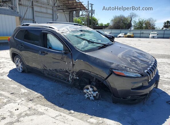 1C4PJLCB2HW535155 2017 JEEP CHEROKEE Gray Delantero derecho