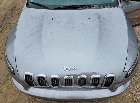 1C4PJLCB2HW585604 2017 JEEP CHEROKEE Gray Widok wnętrza z tyłu
