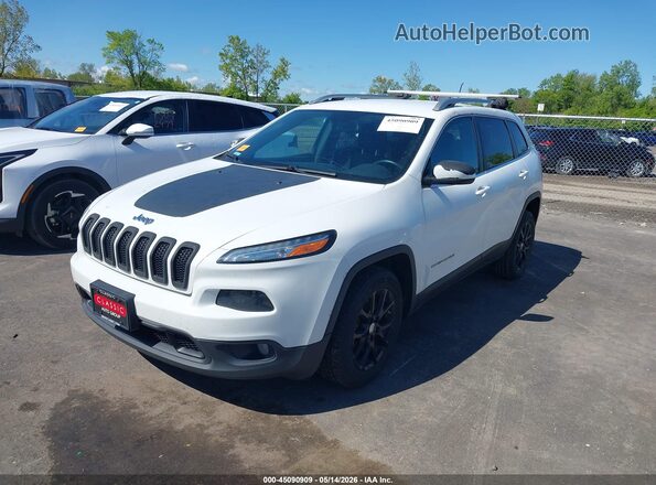 1C4PJLCB2JD504182 2018 JEEP CHEROKEE Белый Передняя левая четверть