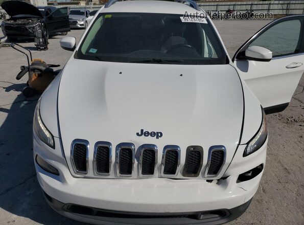 1C4PJLCB3HW592674 2017 JEEP CHEROKEE Белый Вид подкапотного пространства